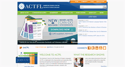 Desktop Screenshot of actfl.org